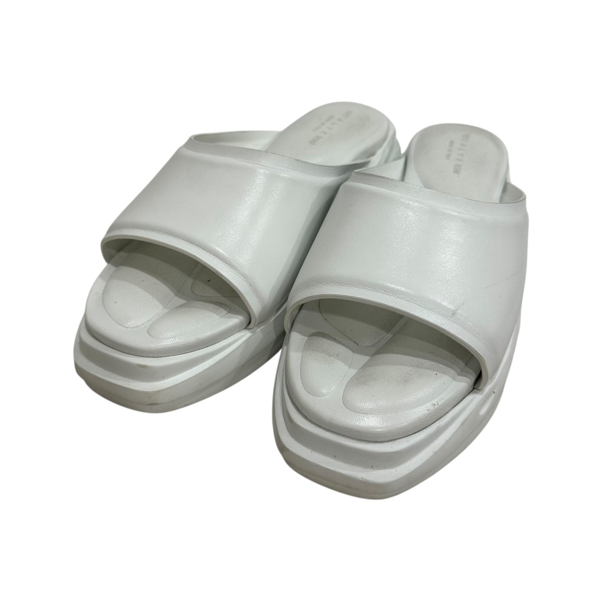 【中古】 ALYX ミュールサンダル ホワイト サイズ：41 【価格見直し】