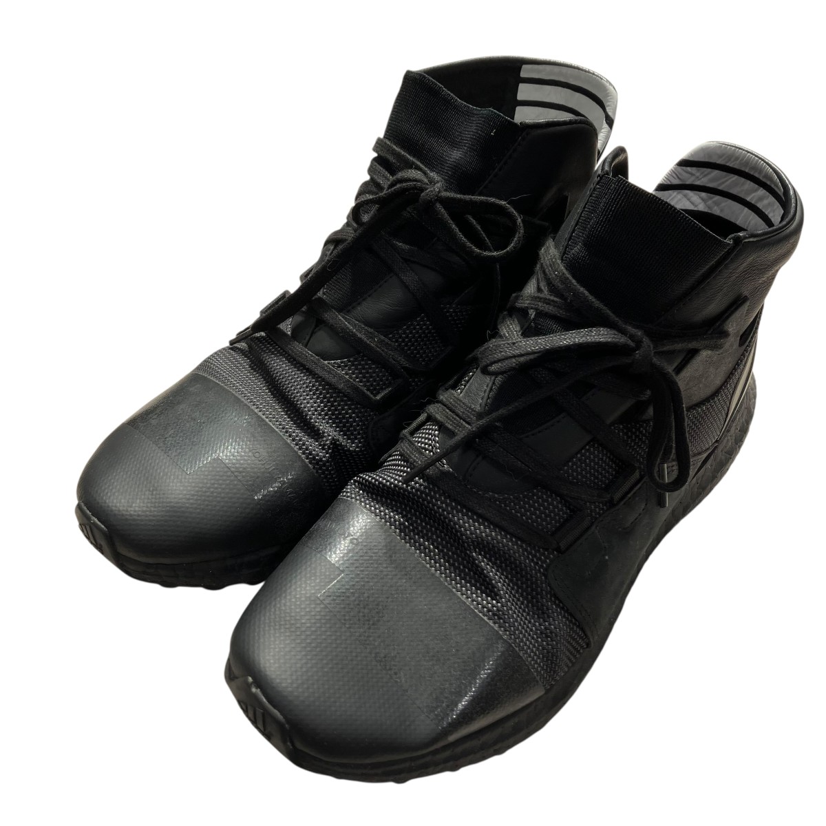 【中古】 Y-3×adidas KOZOKO HIGH スニーカー CG-3160 ブラック サイズ：27.0ｃｍ 【価格見直し】