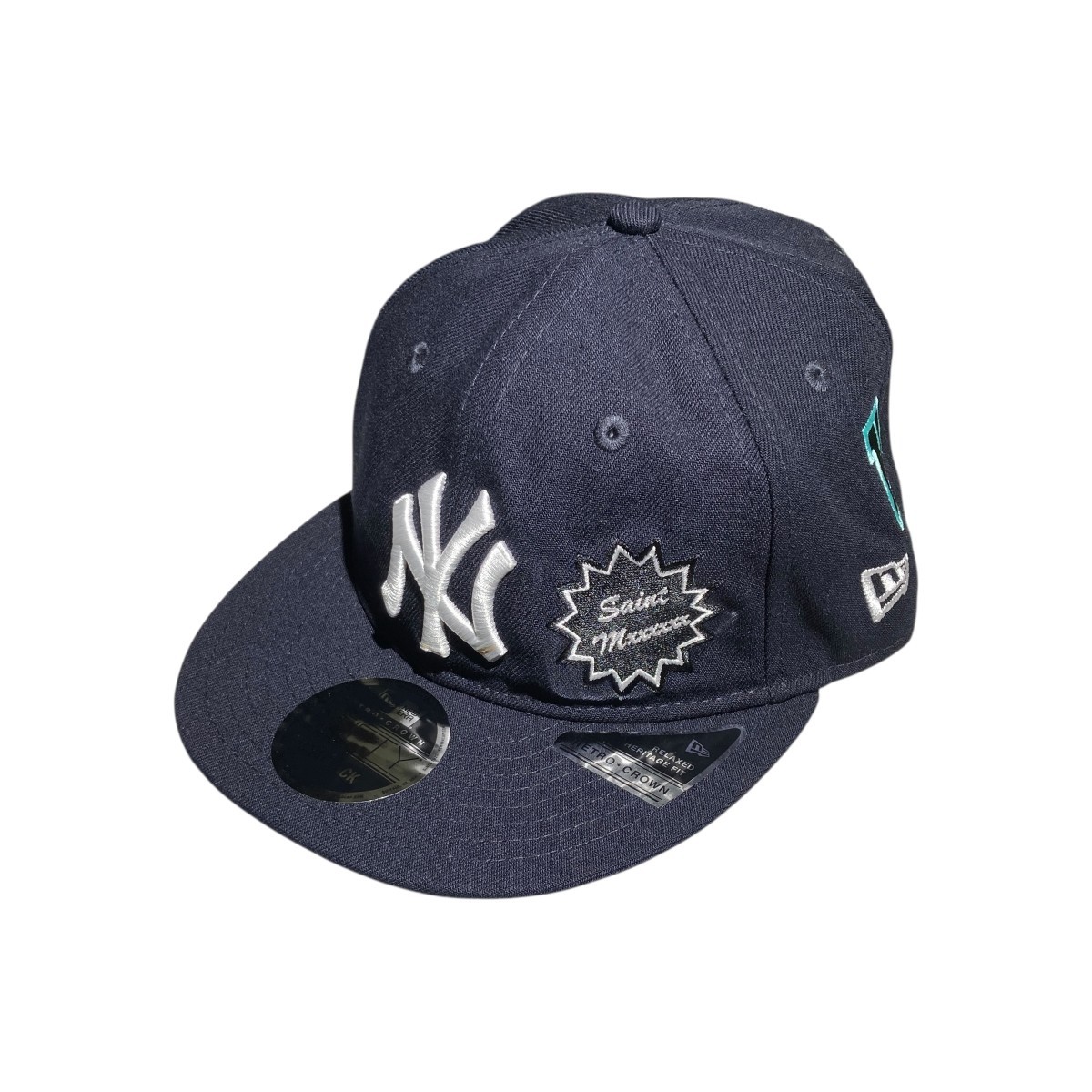 【中古】<br>SAINT MICHAEL<br>NE_CAP ／ YANKEES キャップ SM-HR8-0000-C50 ダークネイビー<br>【価格見直し】
