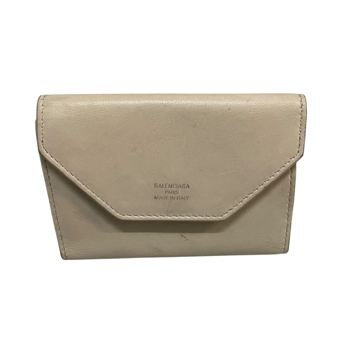 【中古】 BALENCIAGA　 Key holder キーケース 736731 アイボリー 【151125】（バレンシアガ）