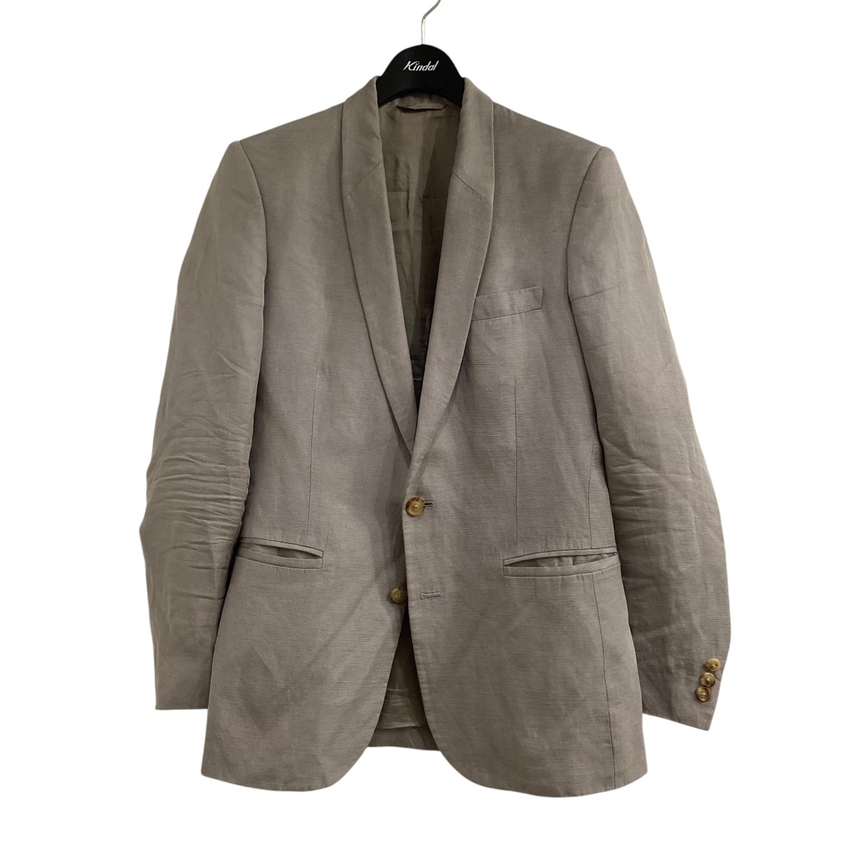 【中古】 Martin Margiela14 ここのえタグ スモーキングジャケット BN120 ライトグレー サイズ：44 【価格見直し】