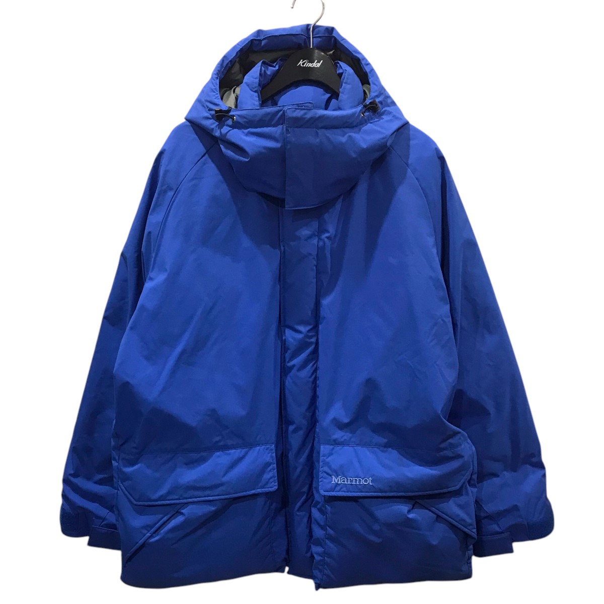 【中古】 Marmot ダウンジャケット Mammoth Down Parka マンモスダウンパーカ TSFMD201 ブルー サイズ：L 【価格見直し】