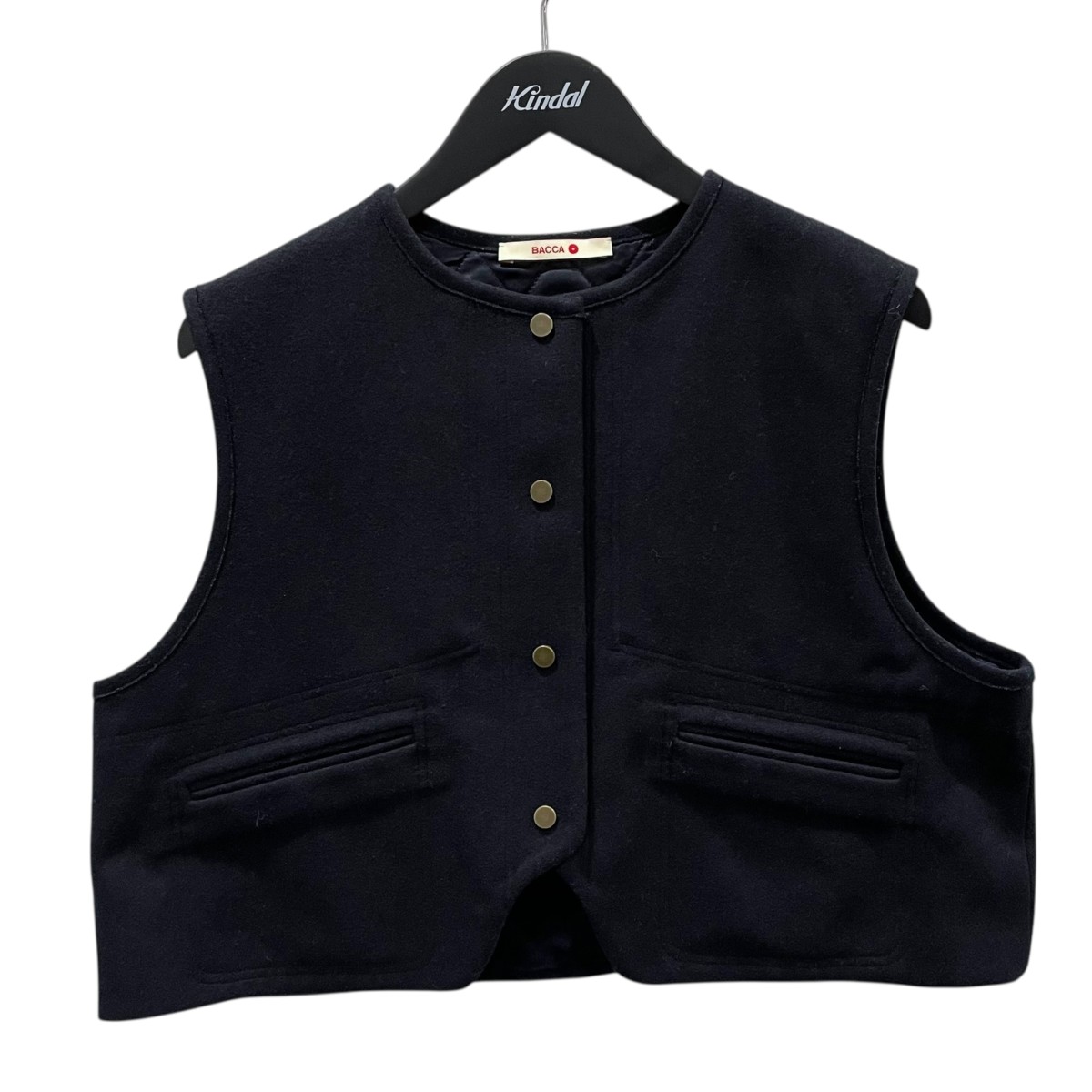 楽天市場】【中古】BACCAソフトシープレザーベストチュニック ブラック