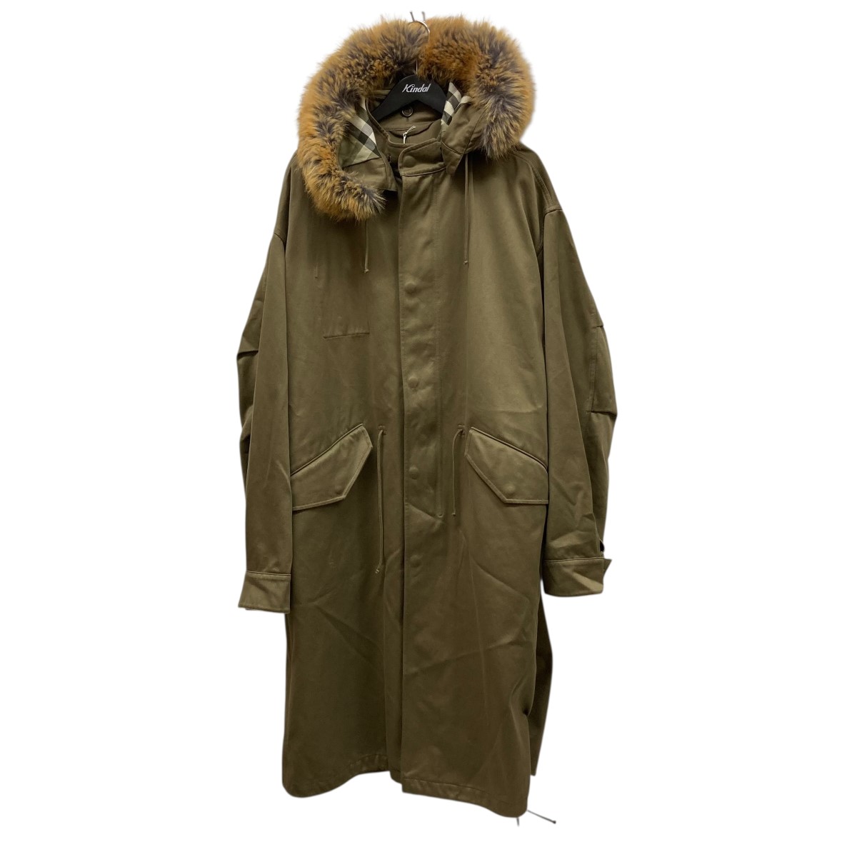 楽天市場】【バーバリー】Burberry ナイロン フード付き モッズコート