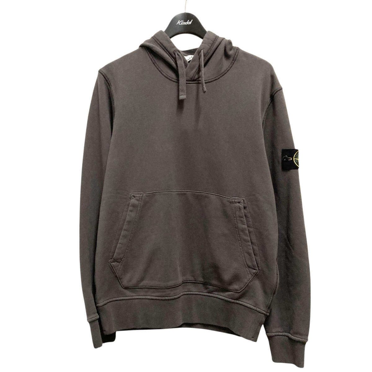 【中古】 STONE ISLAND プルオーバーパーカー K1S156100045 チャコールグレー サイズ:M 【161125】(ストーンアイランド)