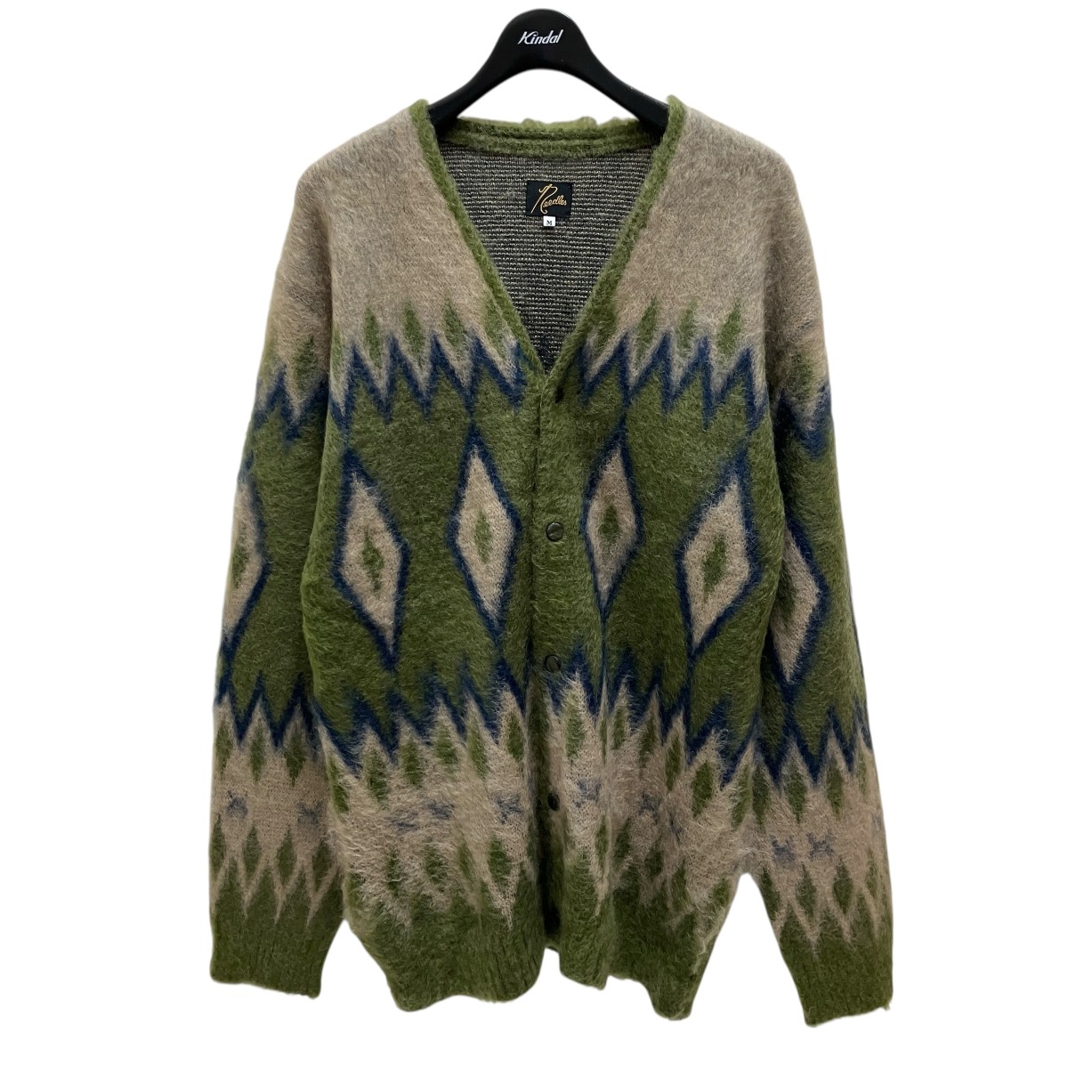 NEEDLES ロングカーディガン モヘア レオパード柄 NEEDLES( ニードルズ）|MOHAIR LONG CARDIGAN - LEOPARD - BEVERLY