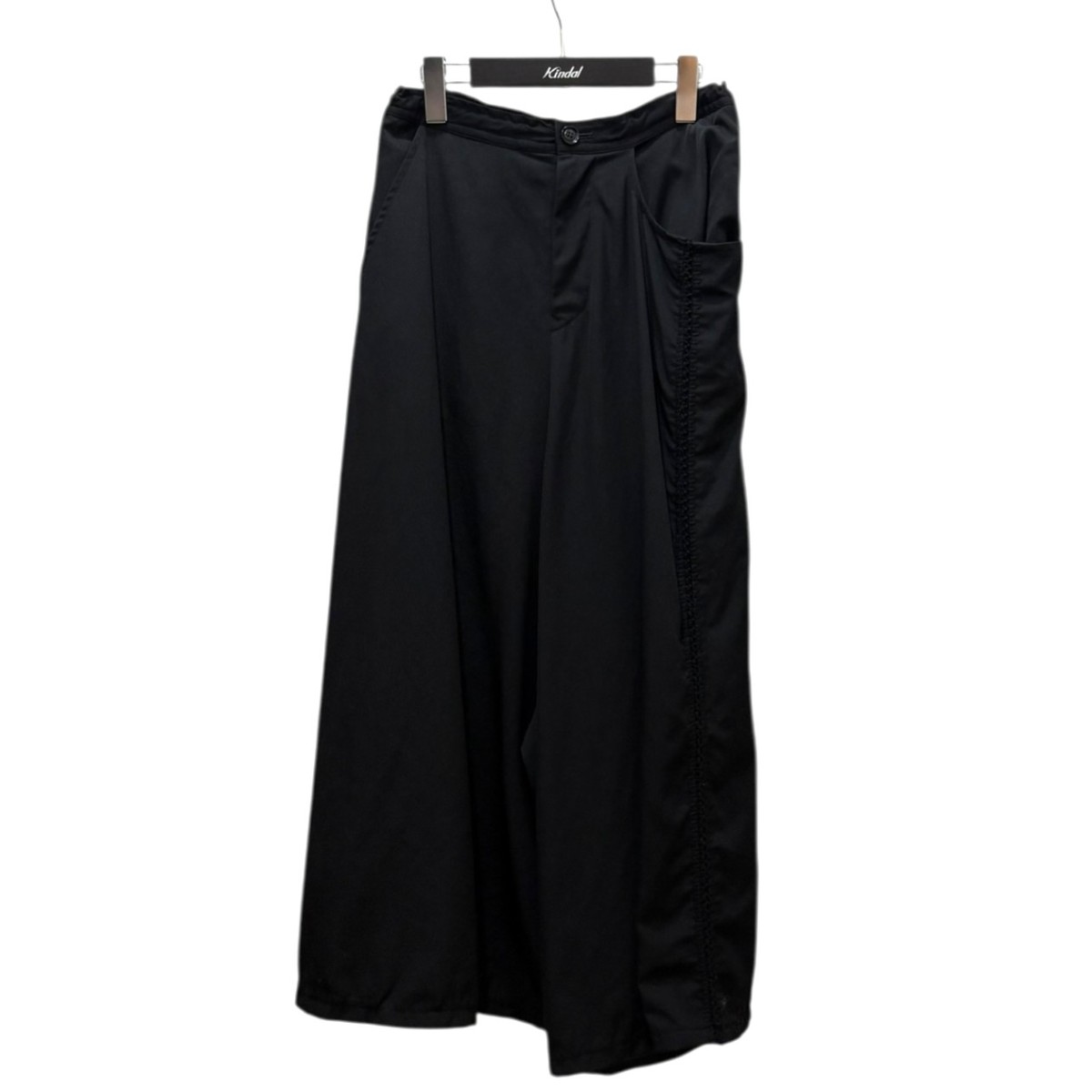 【中古】Y’s サイドレーススカートパンツ YK-S07-100 黒いこと 大いさ：1 【151125】（ワイズ）
