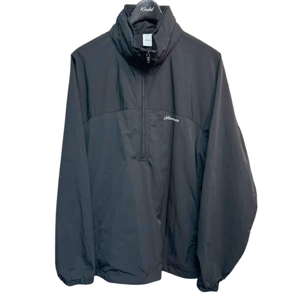 【中古】 plllllleeeasse　 Nylon Track Pants＆track jacket ナイロントラックパンツ×トラックジャケット　セットアップ 24PLS-OT08／24PLSPT07N ブラック サイズ：L/L 【151125】（プリーズ）
