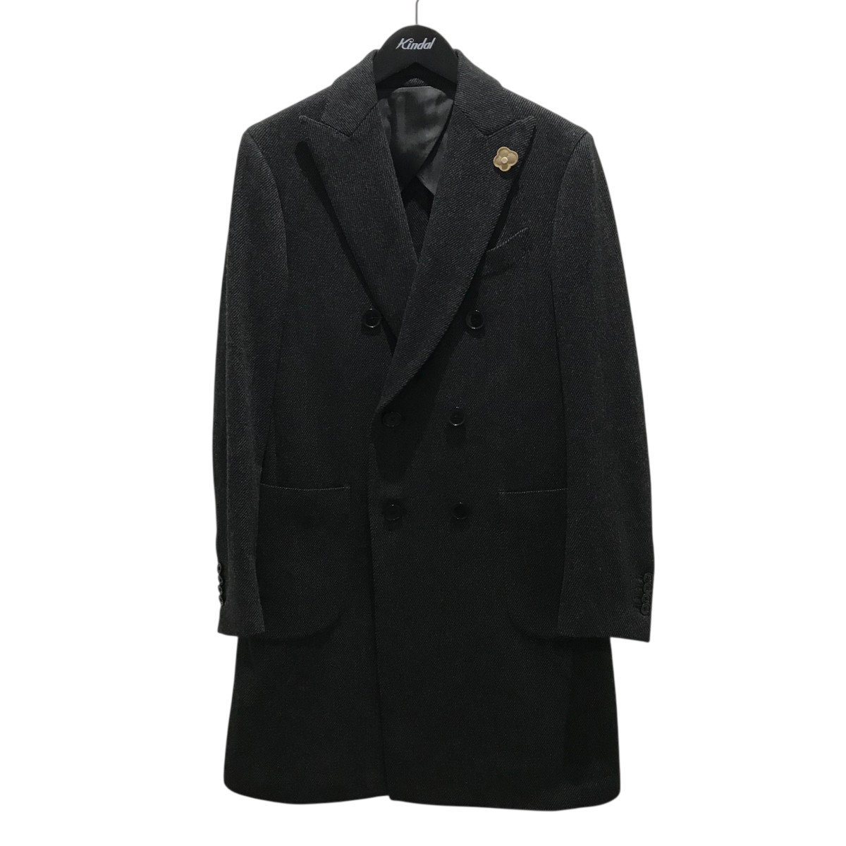 楽天市場】LARDINI ラルディーニ コート チェスター ガーメントダイ