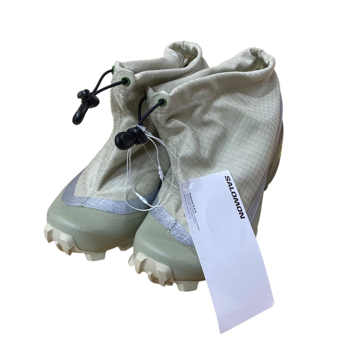 【中古】<br>SALOMON×MM6 Maison Margiela<br>ローカットスニーカ グリーン サイズ：24.5cm<br>【価格見直し】