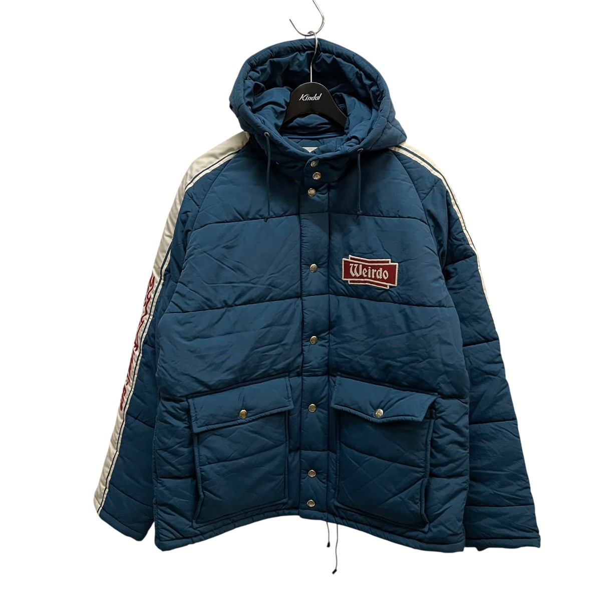 【中古】WEIRDOFLAME - RACING JACKET 中綿ジャケット wrd-24-aw-02 グリーン サイズ：L【価格見直し】｜ブランド古着のカインドオル