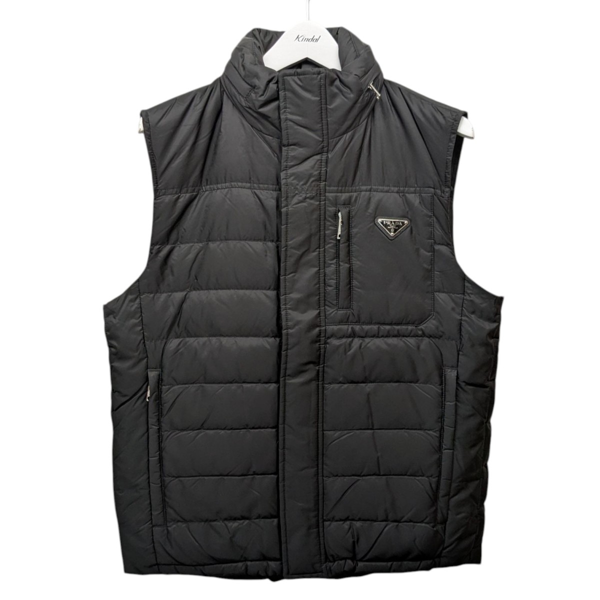 PRADA ブラック ダウンベスト サイズ38 NFCタグ付き PRADA ブラック ダウンベスト サイズ38 NFCタグ付き PRADA ブラック
