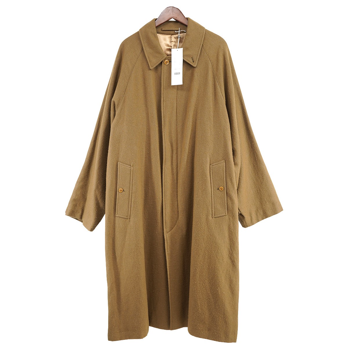 楽天市場】【中古】COMOLI | コモリ コットンシルク フーデッドコート