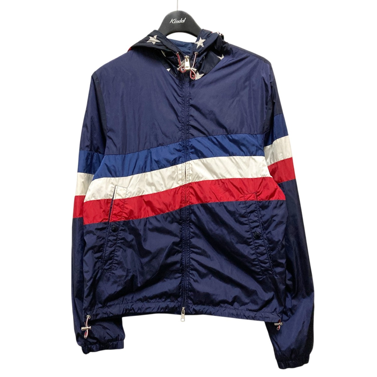 【中古】 MONCLER　 CAM ナイロンジャケット E10914113685 トリコロールカラー サイズ：2 【171125】（モンクレール）