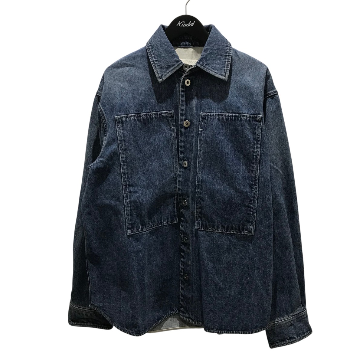 【中古】 JIL SANDER+　 24AW Japanese Denim Overshirt デニムジャケット J47DL0153 インディゴ サイズ：S 【181125】（ジルサンダープラス）