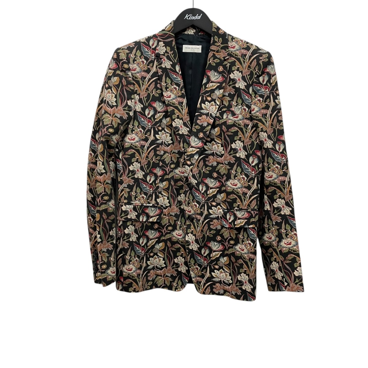 【中古】<br>DRIES VAN NOTEN<br>総柄 ジャケット マルチカラー サイズ：48<br>【価格見直し】