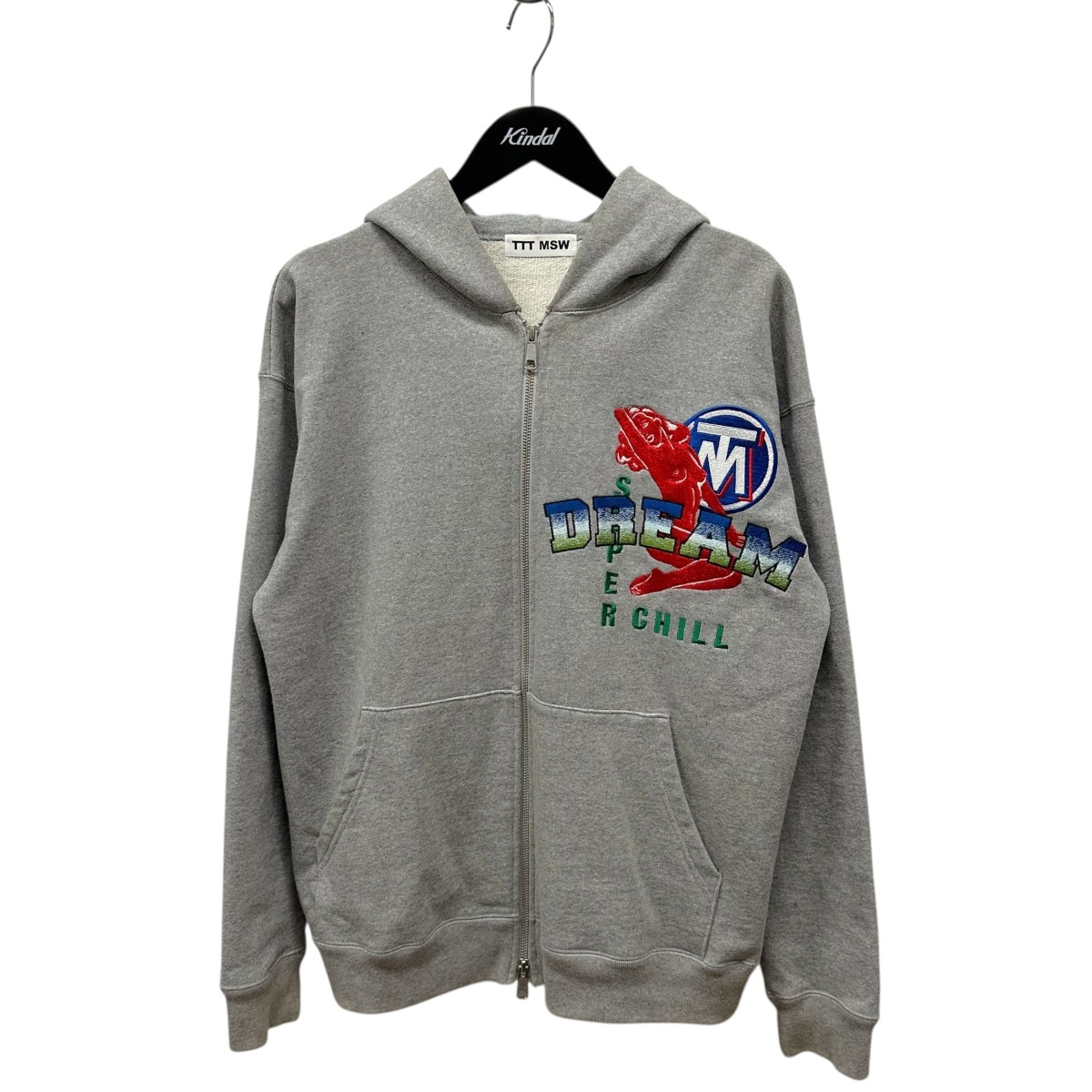 楽天市場】【中古】TTT MSW | ティー Logo Zipup Hoodie ロゴジップ