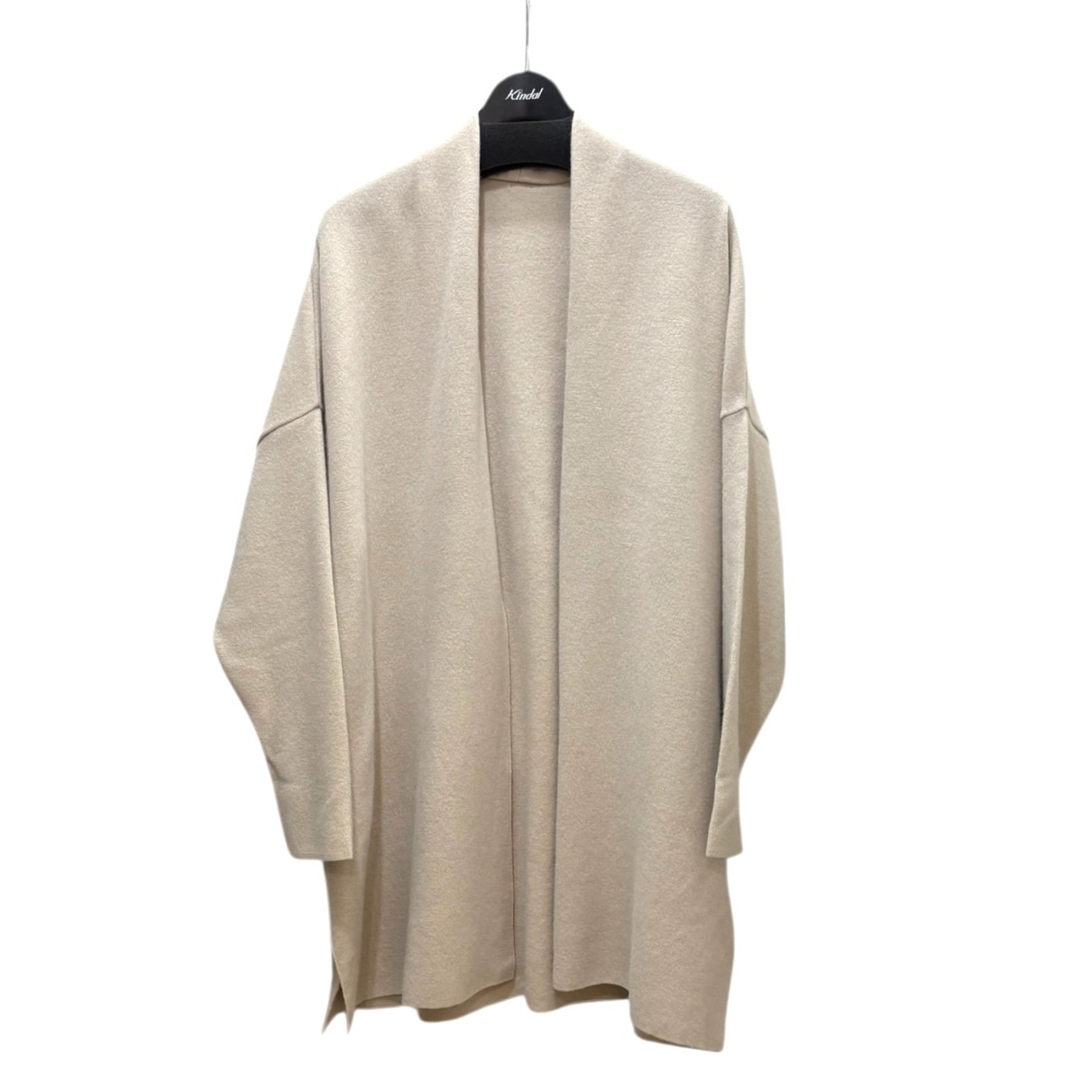 【中古】 MUSE de Deuxieme Classe　 fluffy スムース ショートガウン ベージュ 【171125】（ミューズ デ ドゥーズィエムクラス）