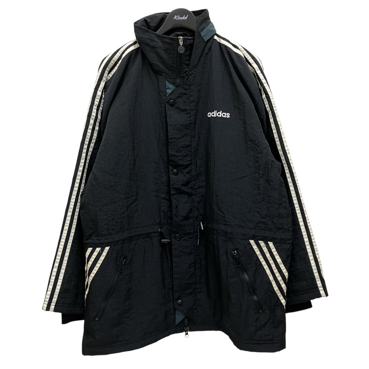 楽天市場】【中古】【古着】 adidas ベンチコート M 赤 ネイビー