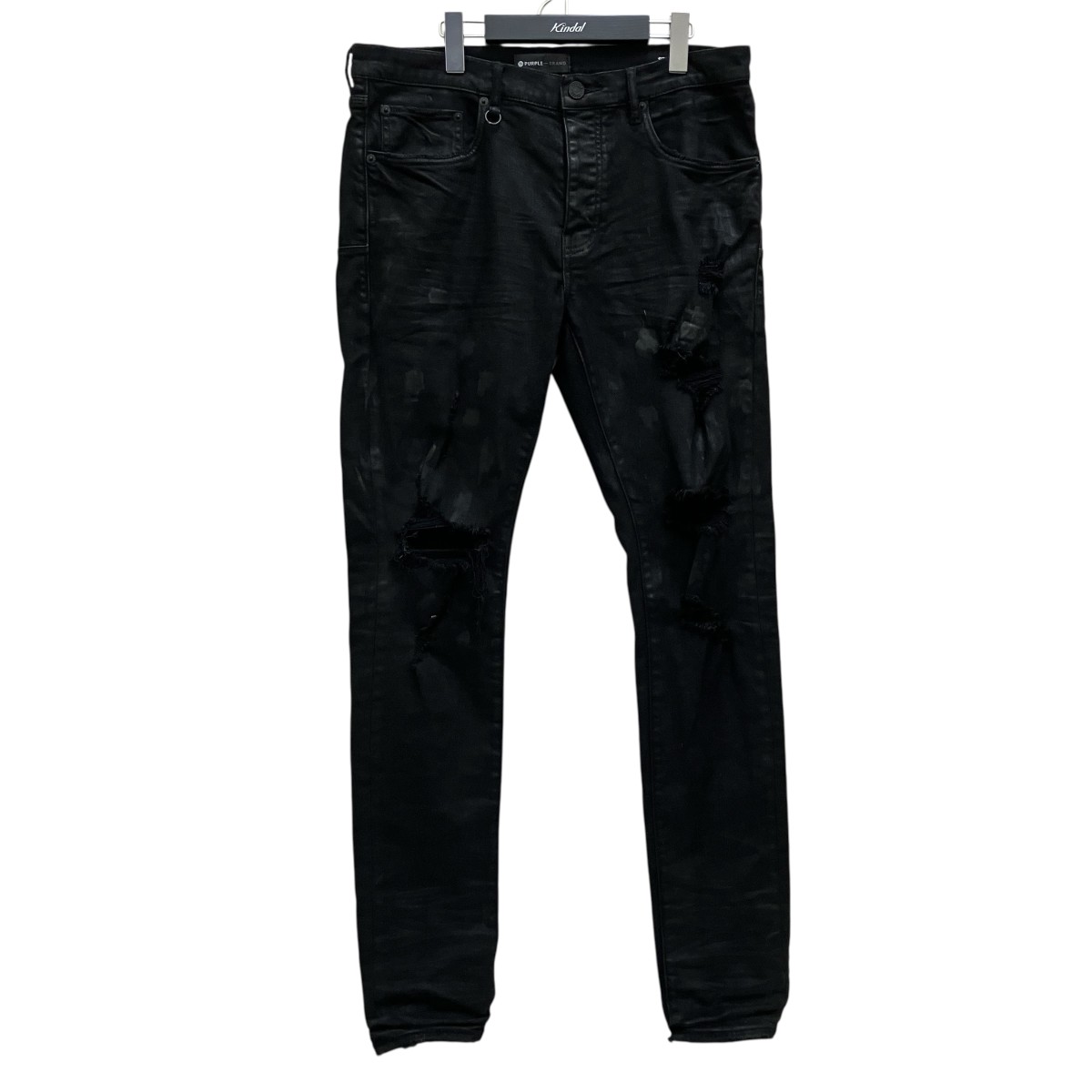 【中古】 PURPLE BRAND デニムパンツ FW2115JNS ブラック サイズ：34 【価格見直し】 11,220円
