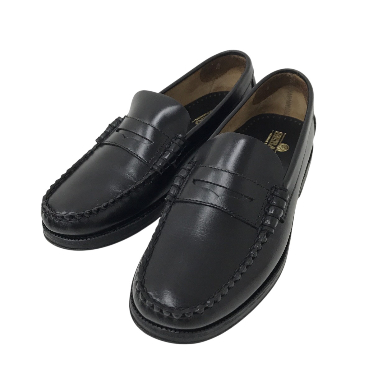未使用 セバゴ　SEBAGO ローファー 　25.5 ブラック　モカシン cldan_blk1.jpg