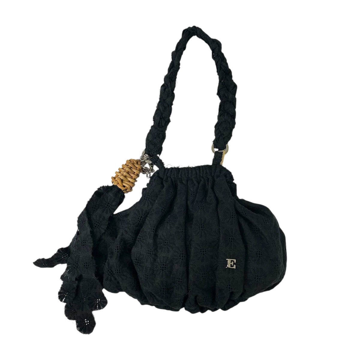 【中古】 ebagos ハンドバッグ 42550 ブラック 【価格見直し】