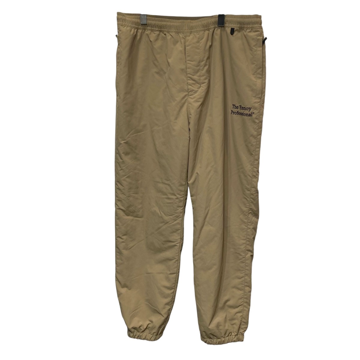 【中古】\u003cBR\u003eENNOY\u003cBR\u003e23AW ナイロントラックパンツ AW23BRENPT05LP ベージュ 大いさ：XL\u003cBR\u003e【必要経費思いなおす】 ズボン・パンツ-メンズファッション