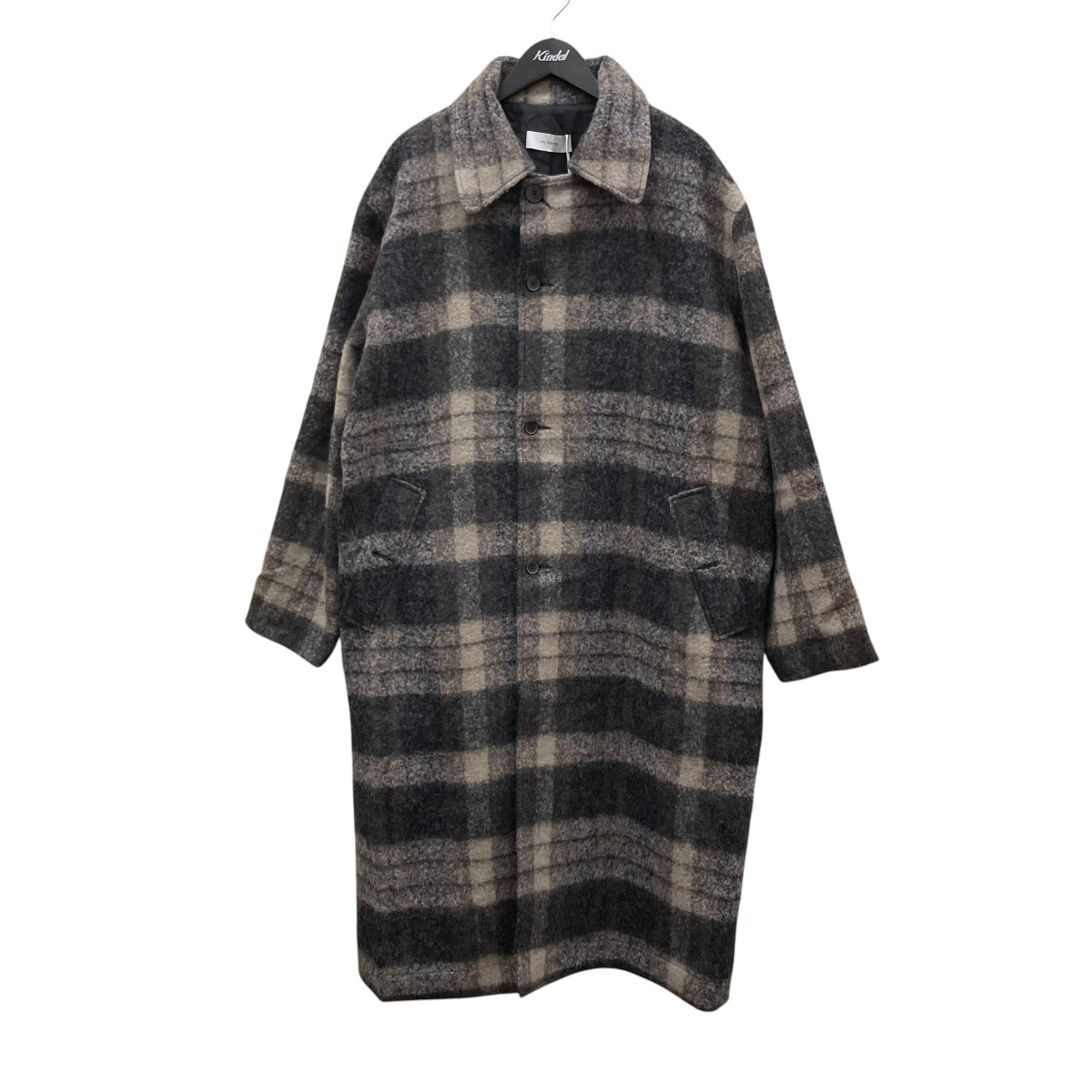 【中古】lea boberg PC COAT ステンカラーコート グレー サイズ：3 【240426】（リア ボバーグ）