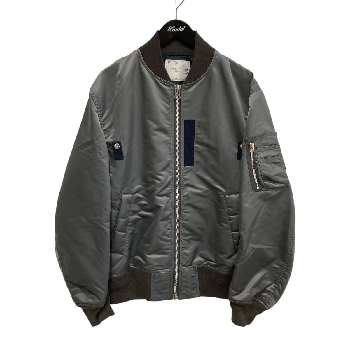 楽天市場】【中古】sacai サカイ ナイロン ツイル ブルゾン 23-03164M