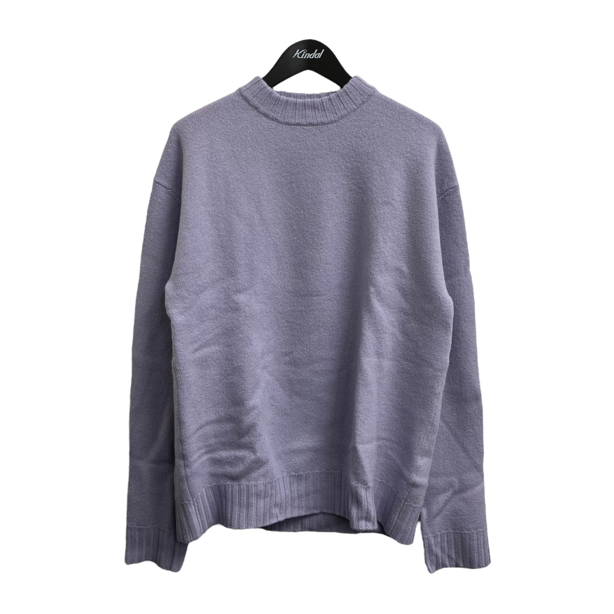 【中古】 JIL SANDER　 SWEATER CN LS ニット J21GP0002 パープル サイズ：48 【200326】（ジルサンダー）