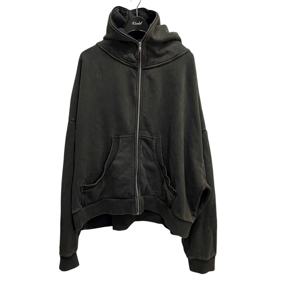 【中古】\u003cBR\u003eENTIRE STUDIOS\u003cBR\u003eHEAVY GOCAR INK USED ジップパーカー ES2202 薄墨色 大きさ：XL\u003cBR\u003e【必要経費思いかえす】