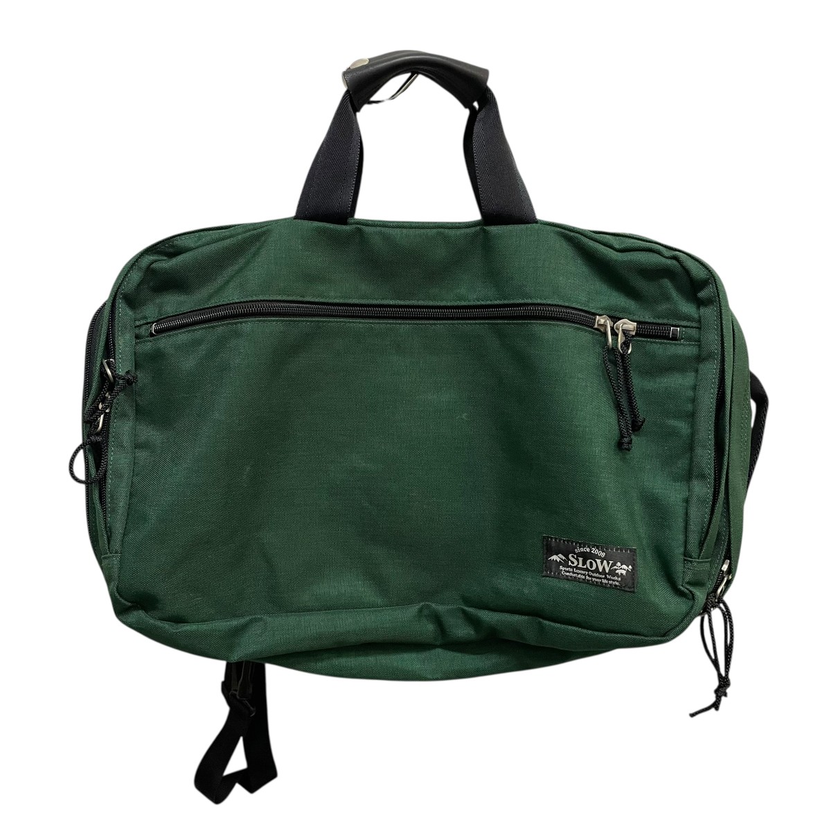 【中古】 SLOW 2WAYバッグ グリーン 【価格見直し】