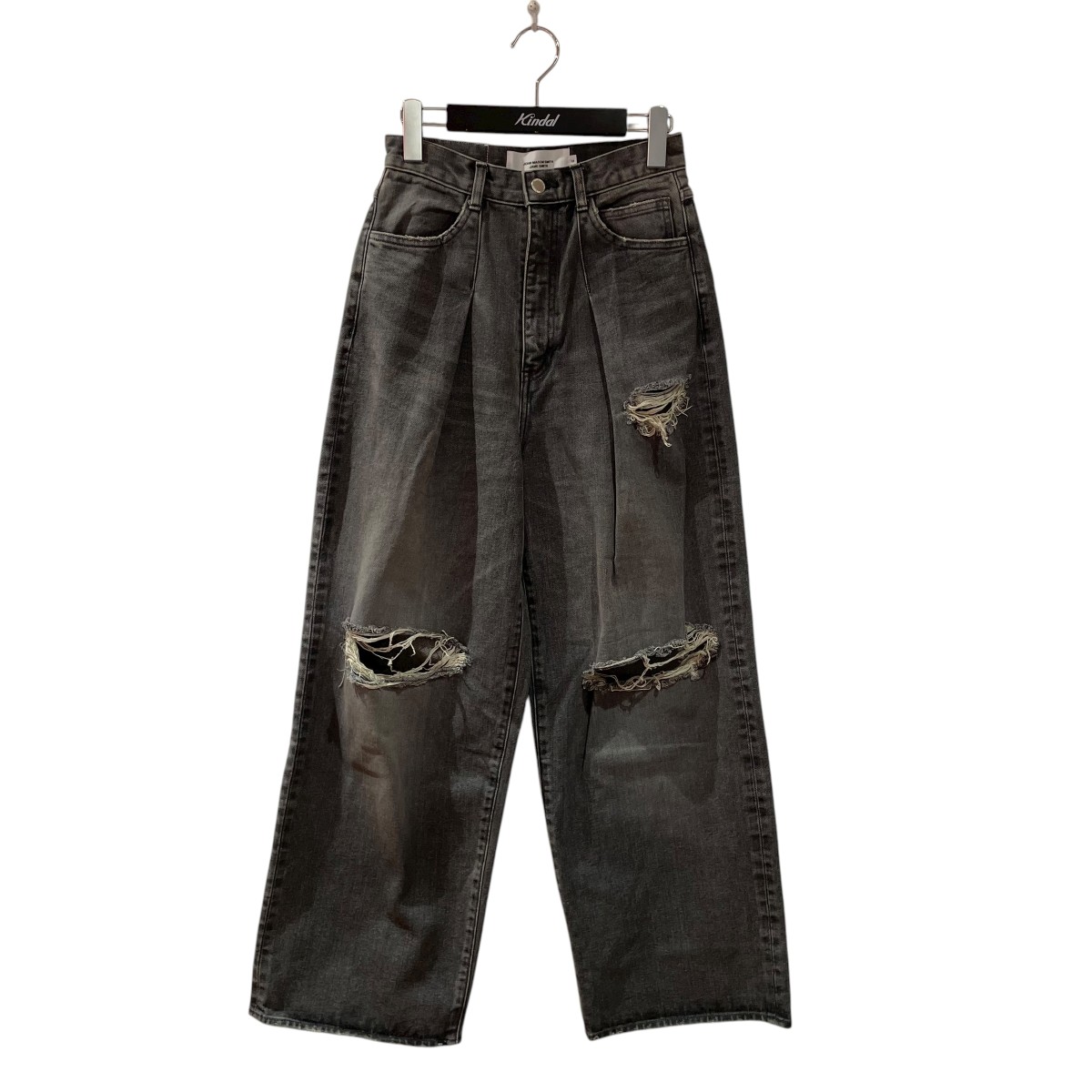 【中古】 JOHN MASON SMITH　 デニムパンツ 25WDM-#422S-BW グレー サイズ：24 【221125】（ジョンメイソンスミス）