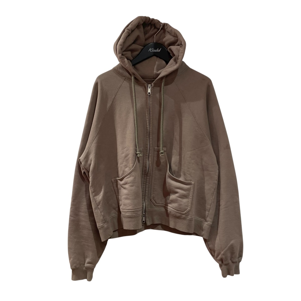 【中古】 MATSUFUJI 25SS Zip up Sweat Hoodie ジップパーカー M251-0602 ブラウン サイズ：2 【価格見直し】 14,907円