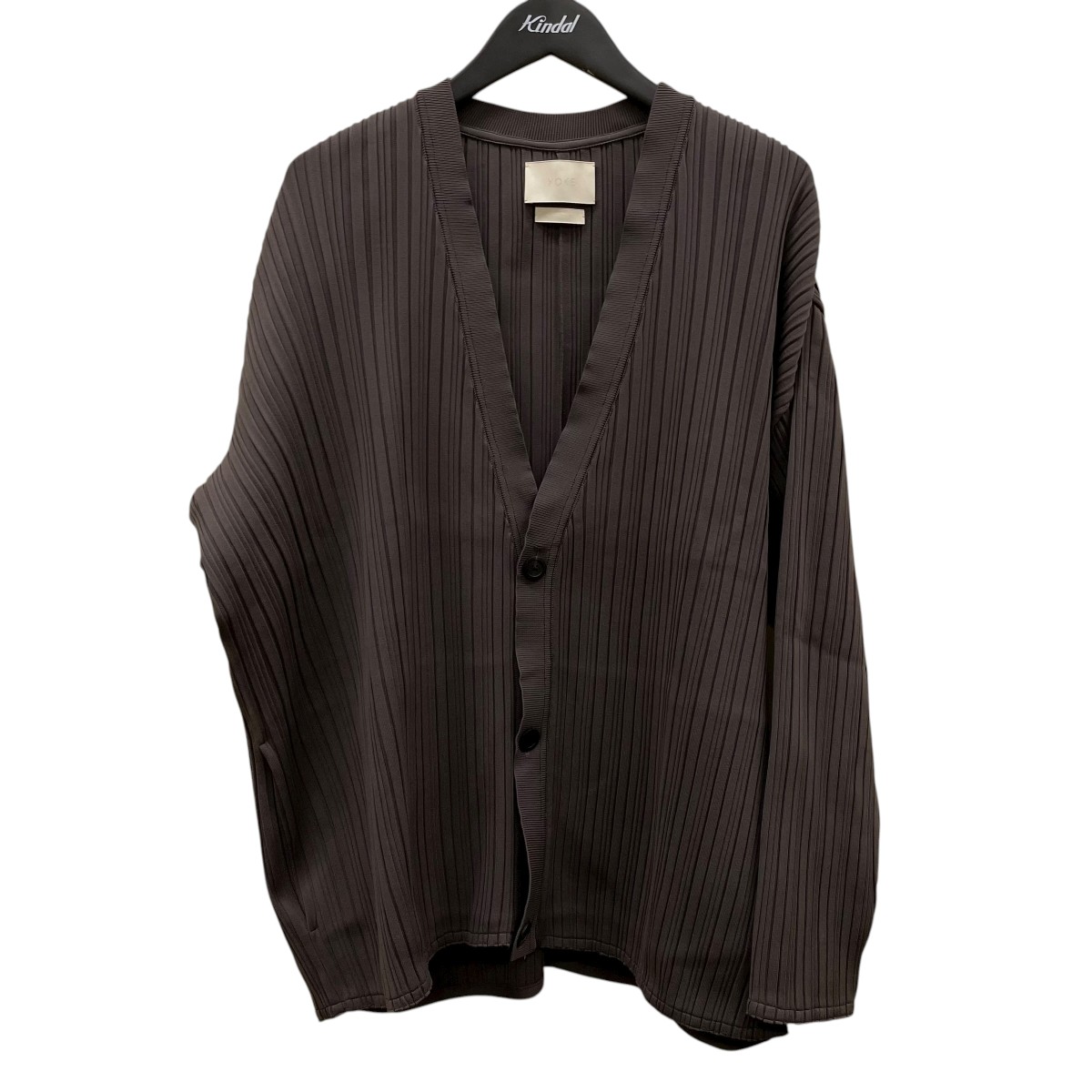 楽天市場】ヨーク・YOKE 22SS Pleated Knit Cardigan 状態SS プリーツ