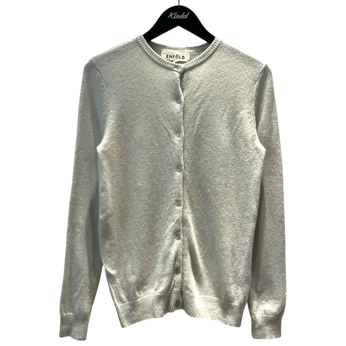 楽天市場】【中古】ENFOLD ダブルサテンミニマルカーディガン 300ES230