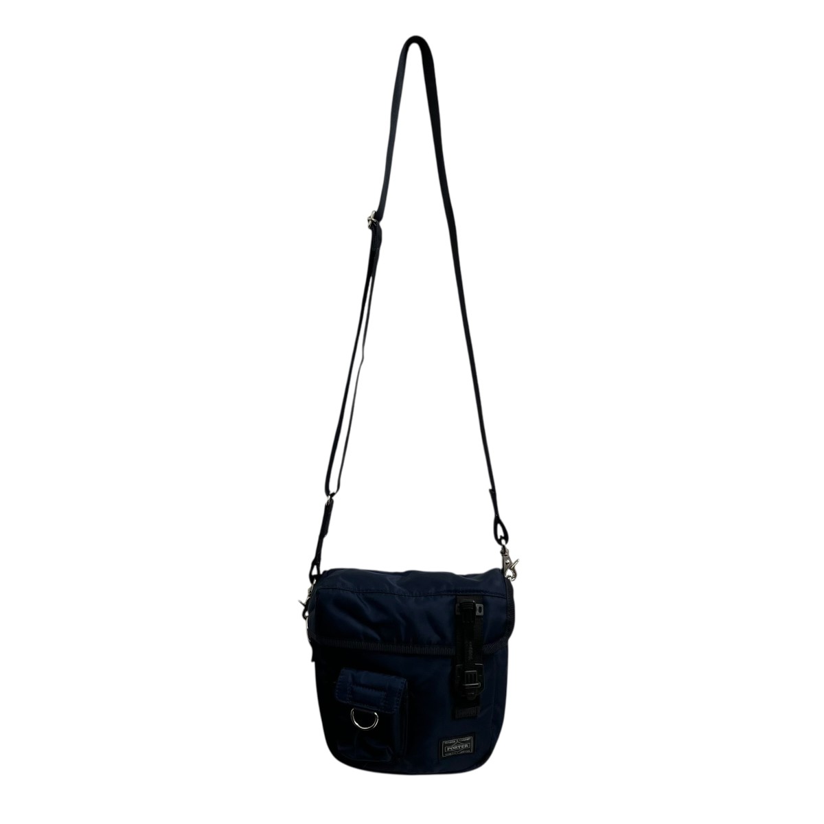 【中古】<br>COMME des GARCONS HOMME×PORTER<br>ショルダーバッグ HO-K 202 ネイビー<br>【価格見直し】
