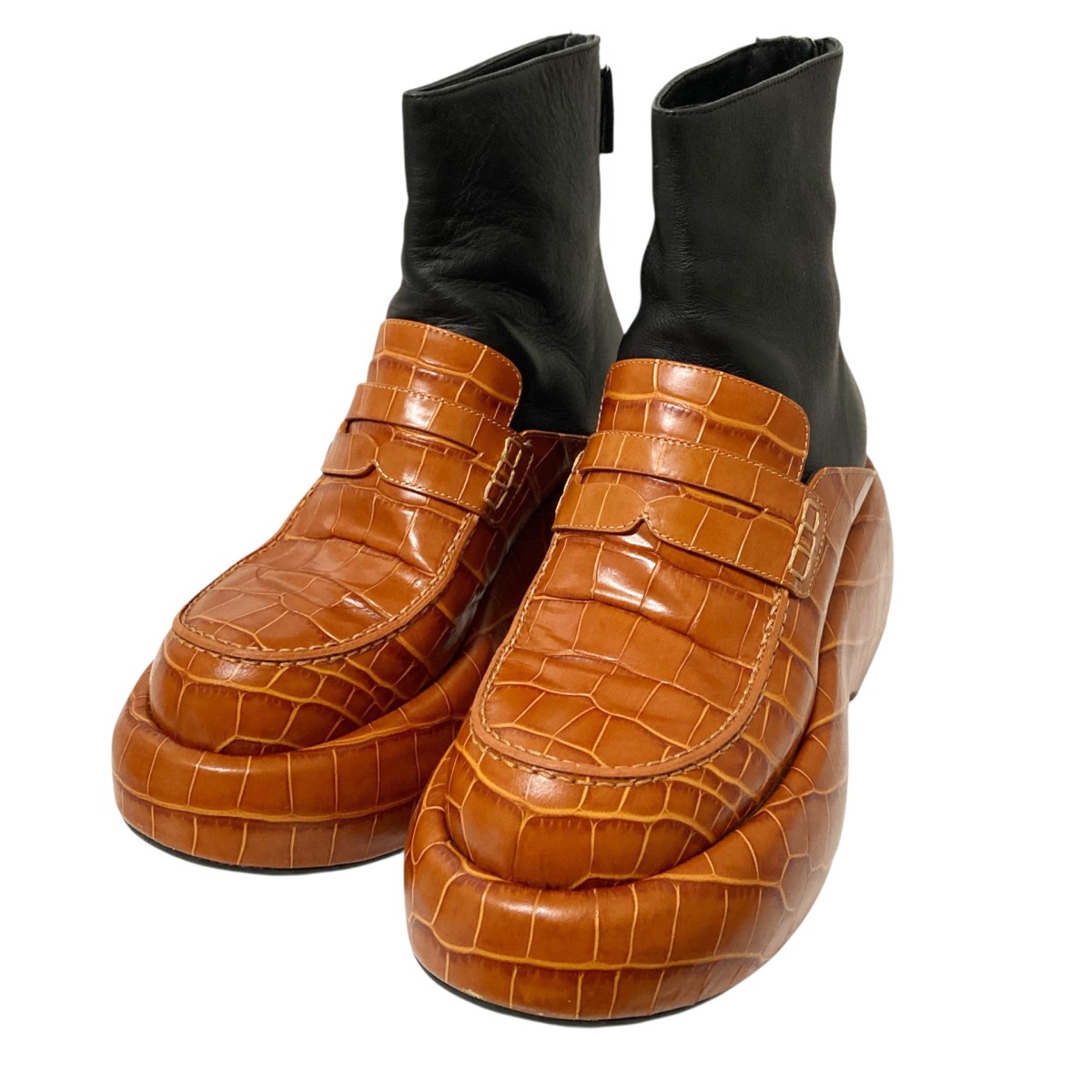 楽天市場】【ロエベ】Loewe レイヤード サイドジップ ローファー