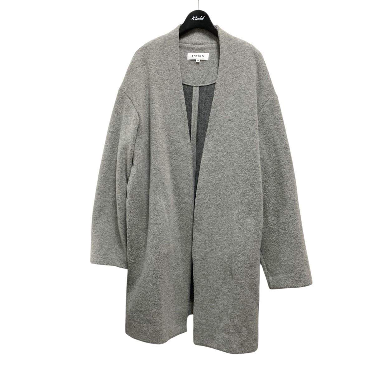 楽天市場】ENFOLD エンフォルド 16AW ウールチェスターコート グレー