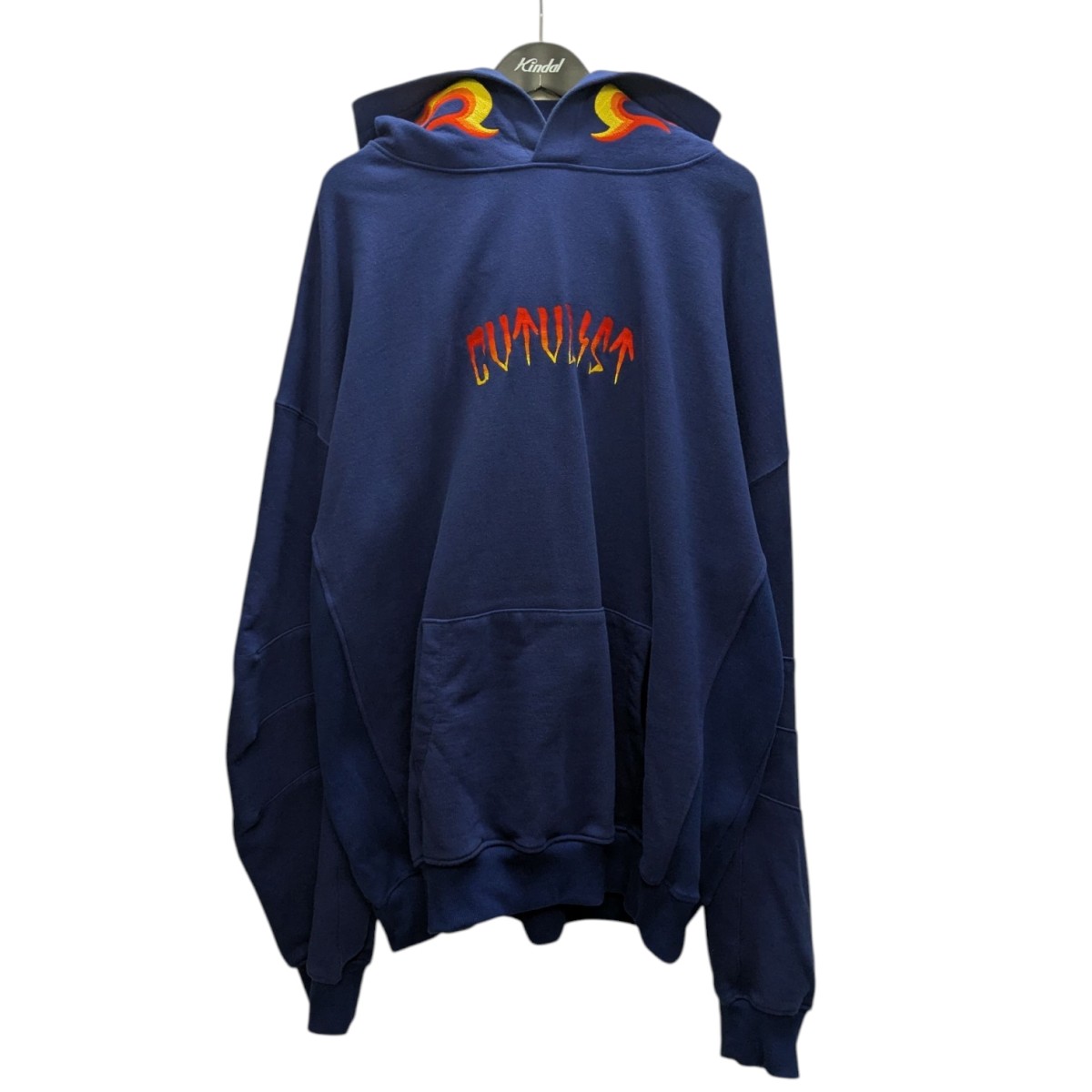 【中古】 CVTVLIST　 刺繍パーカー ネイビー サイズ：2 【241125】（カタリスト）