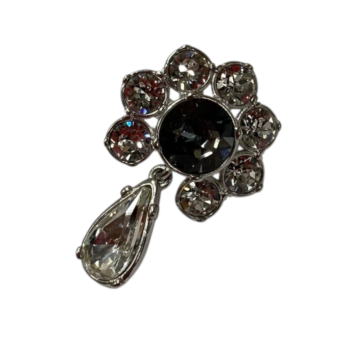【中古】DIOR フラワードロップシングルピアス 大いさ：- 【241125】（クリスチャンディオール）
