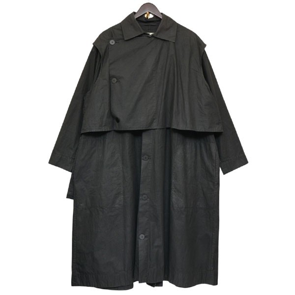 【中古】 toogood 2020SS　THE CONDUCTOR COAT COTTON RIPSTOP　ワークコート ブラック サイズ：S 【価格見直し】