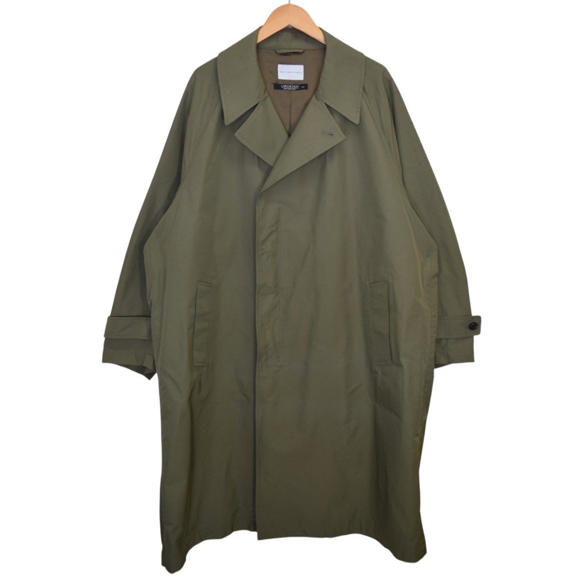 【中古】MB ULTIMATE FABRIC　MEMORY TWILL シングルトレンチコート by LIMONTA ITALY 24MB-01 オリーブ サイズ：M 【241125】（エムビー）｜ブランド古着のカインドオル 43,258円