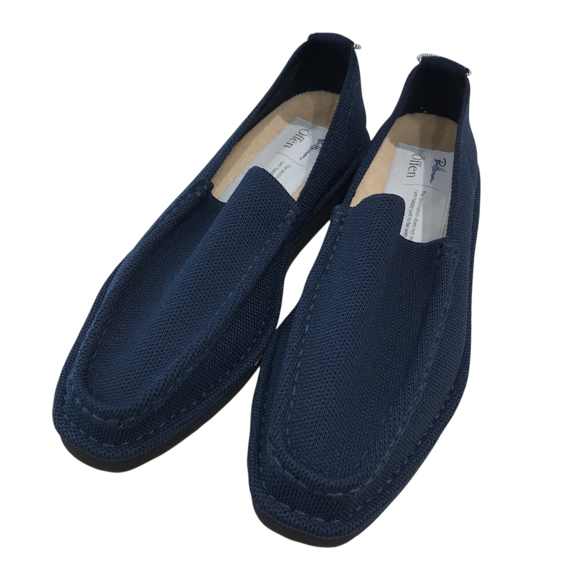 【中古】 Offen×Ron Herman ビジネスシューズ ネイビー サイズ：40(25CM相当) 【価格見直し】