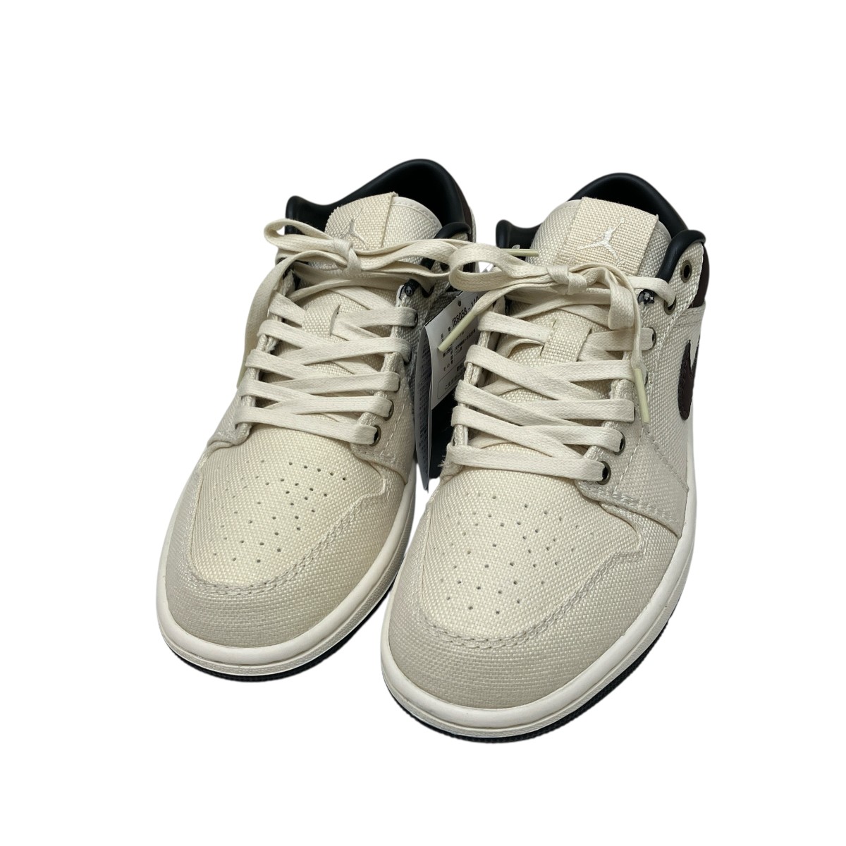 【中古】 NIKE AIR JORDAN 1 LOW PRM スニーカー IB8058-110 ベージュ サイズ：26.5cm 【価格見直し】