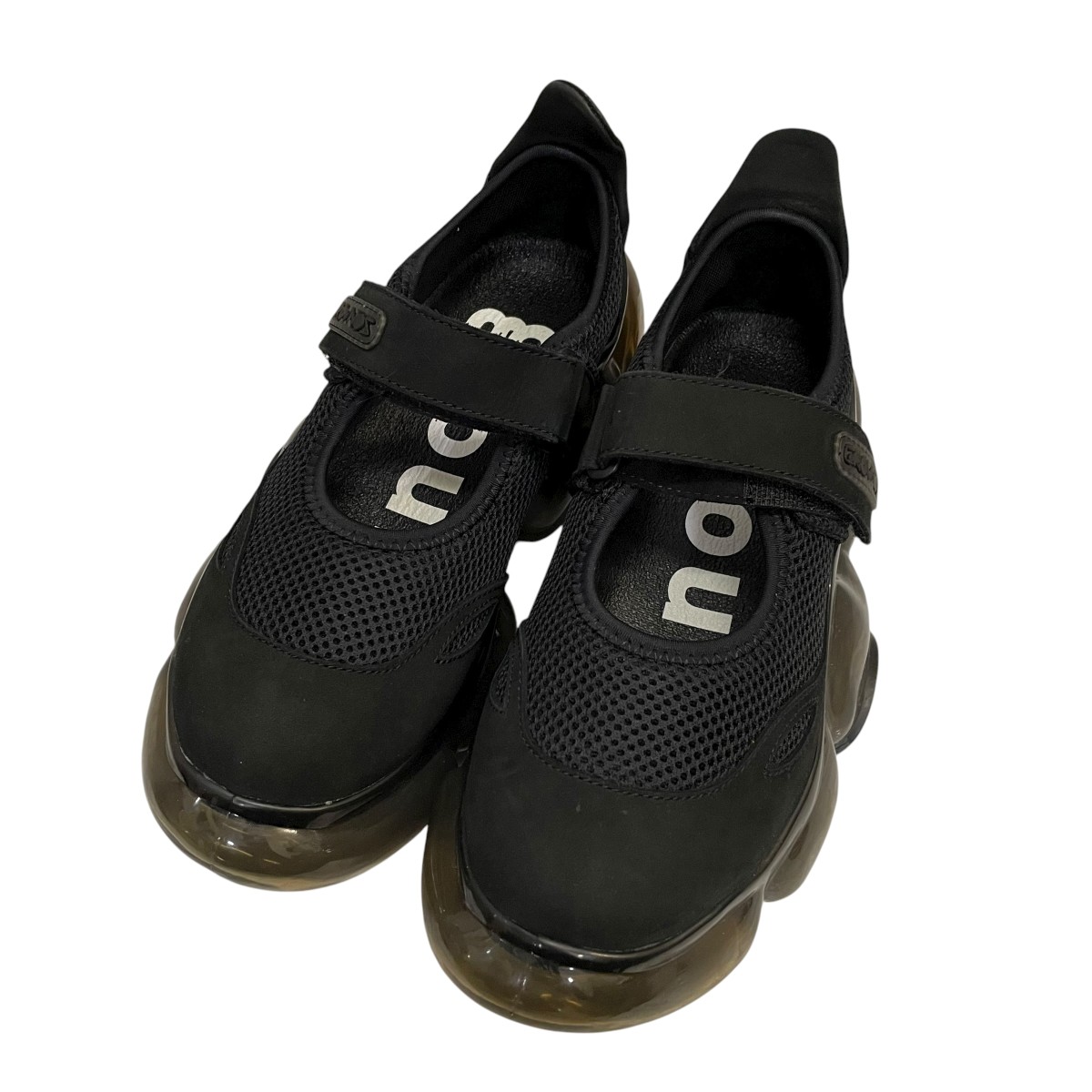 【中古】 Grounds　 メリージェーンスニーカー ブラック サイズ：22 【261125】（グラウンズ）