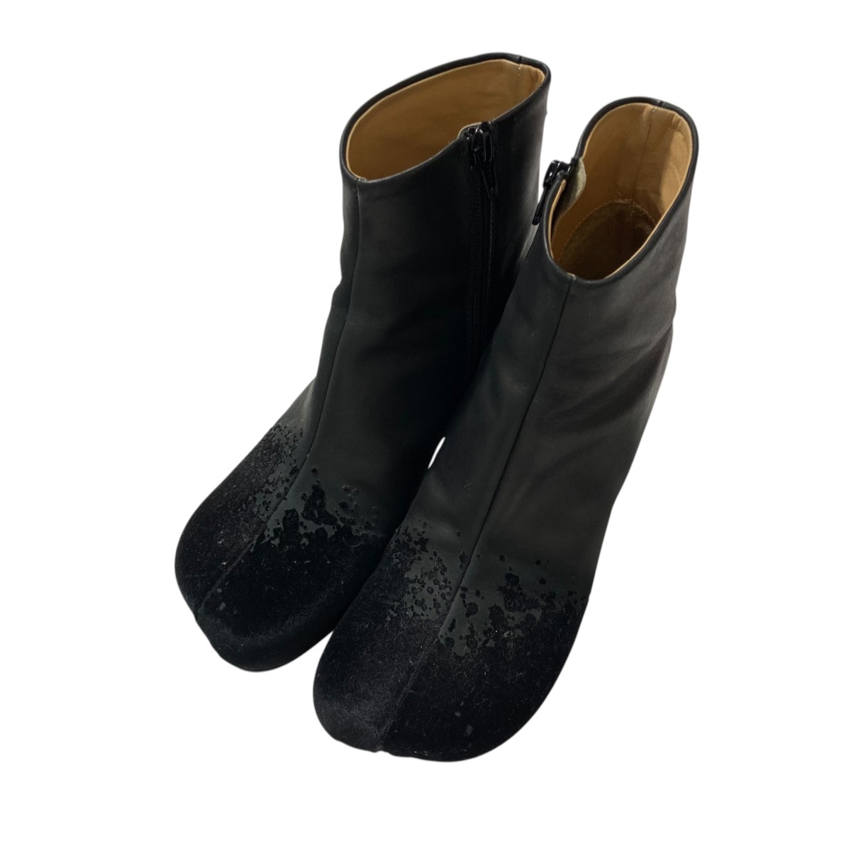 【中古】\u003cBR\u003eMM6 Maison Margiela\u003cBR\u003e20AW アンクルブーツ S59WU0173 黒いこと 大きさ：37\u003cBR\u003e【通貨価値思いなおす】