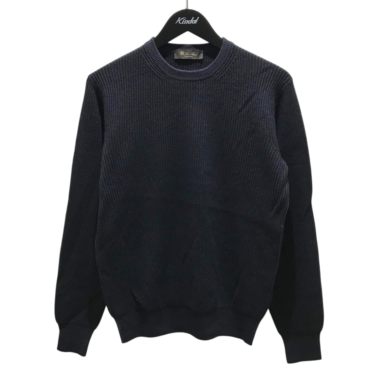 最高級⭐️ロロピアーナ　セーター　カシミヤ100% ウォッシャブル　リブ　48 最高級⭐️ロロピアーナ セーター カシミヤ100% ウォッシャブル リブ 48