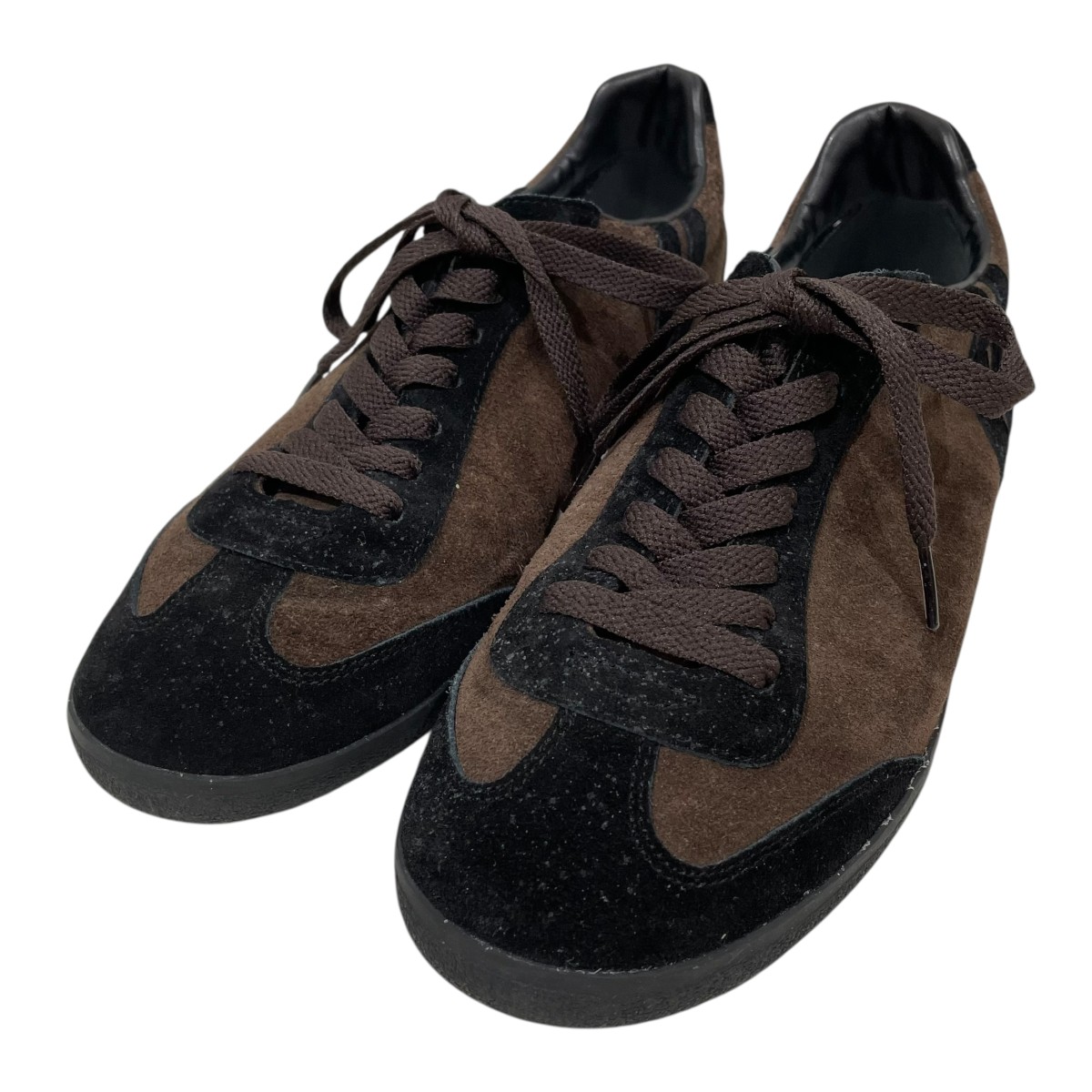 【中古】 PATRICK×Jazzy Sport スウェードスニーカー JS-DEAN OG ジェイエス ディーン オージー PATJS241 ブラウン・ブラック サイズ：45 【価格見直し】