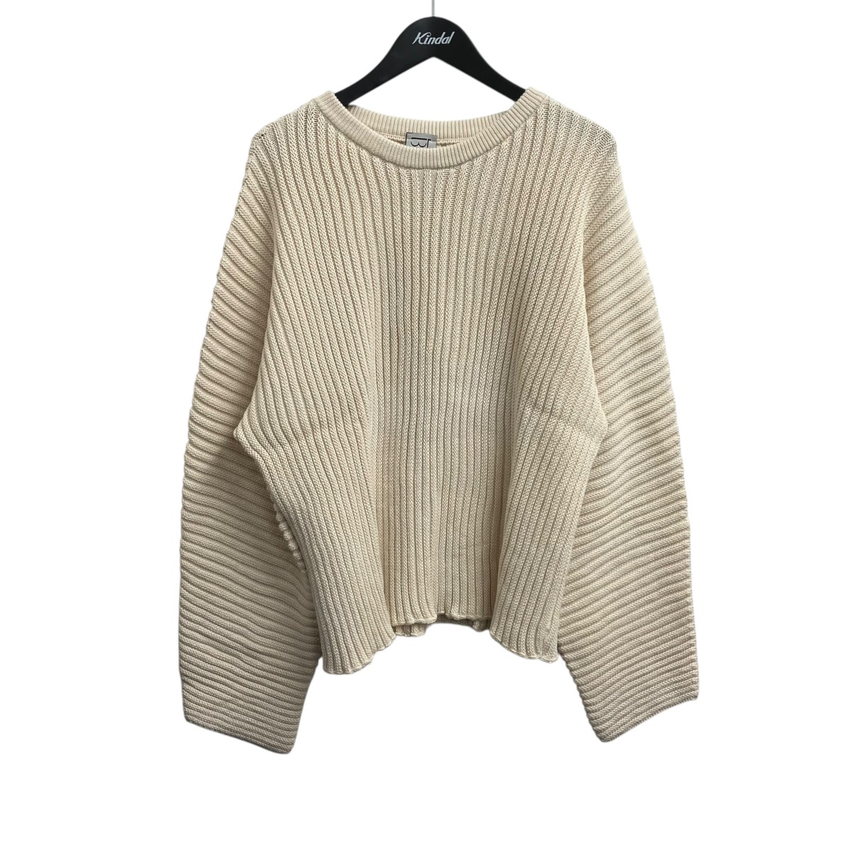 【中古】 BASERANGE　 ニット ベージュ サイズ：one size 【271125】（ベースレンジ）